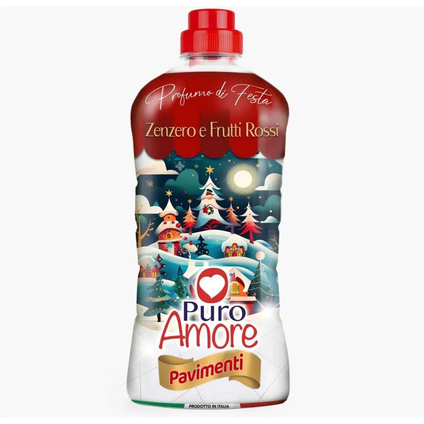 Puro Amore Detergente Pavimenti Edizione Natale - 1LT - Varie Fragranze Detersivo Pavimenti PURO AMORE