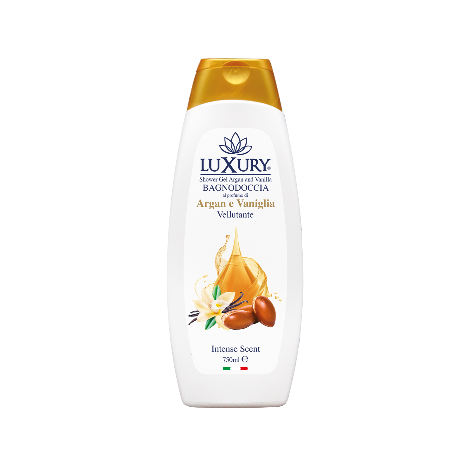 Luxury Bagnodoccia Argan e Vaniglia 750ml