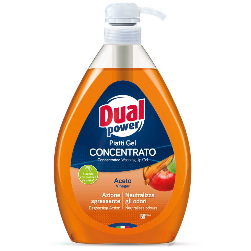 Dual Power Detersivo Piatti Dispenser Aceto 1lt