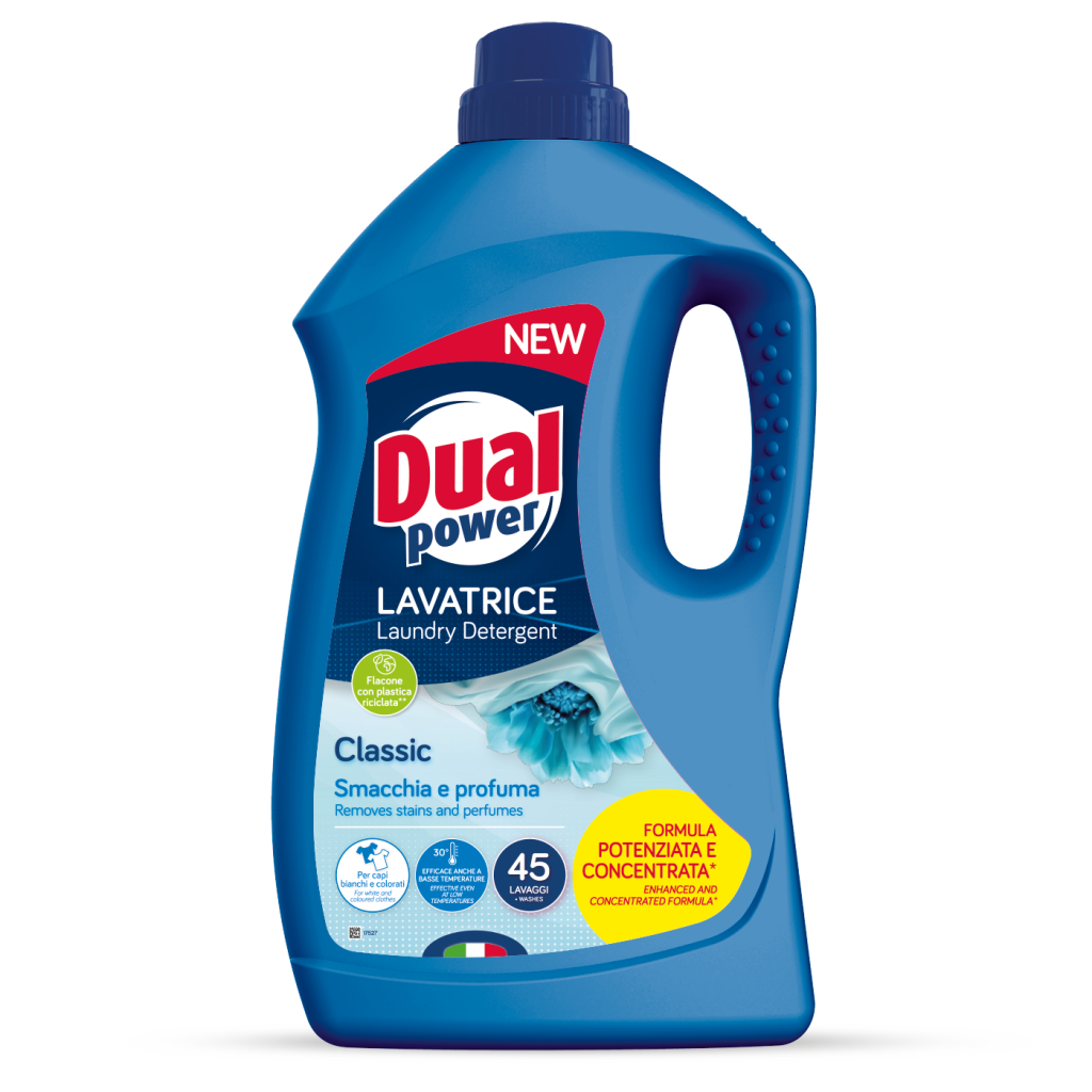Dual Power Detersivo Lavatrice Classic 1,8lt
