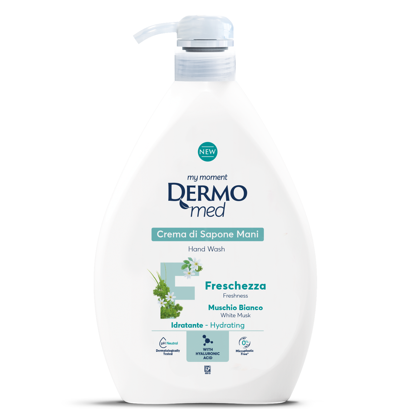 Dermomed Sapone liquido Freschezza Muschio Bianco