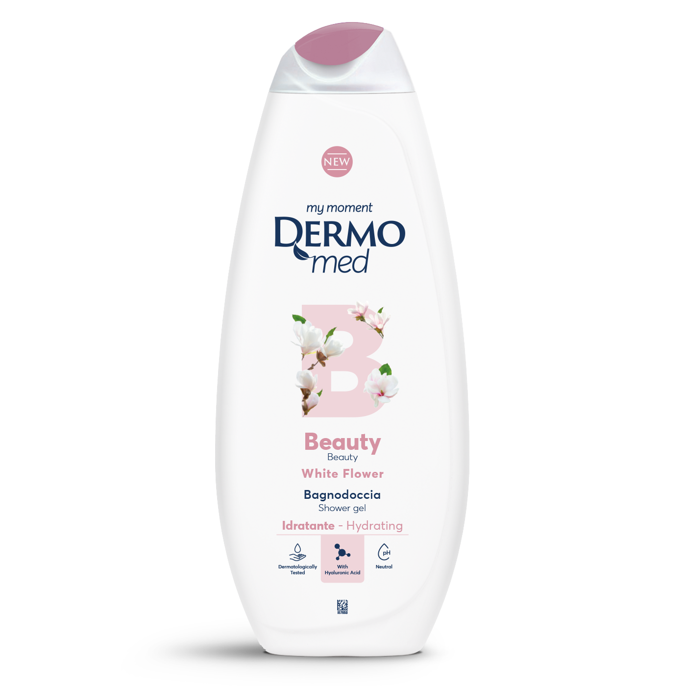 Dermomed Bagnoschiuma Beauty fiori bianchi 650ml