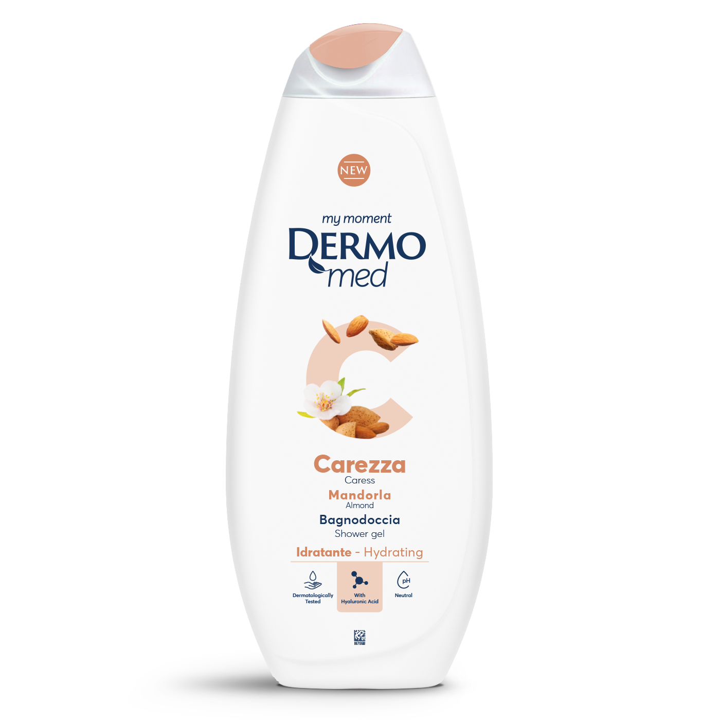 Dermomed Bagnoschiuma Carezza Mandorla 650ml