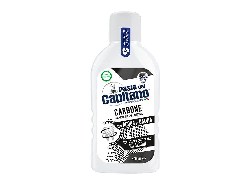 Pasta del Capitano Collutorio Carbone 400ML