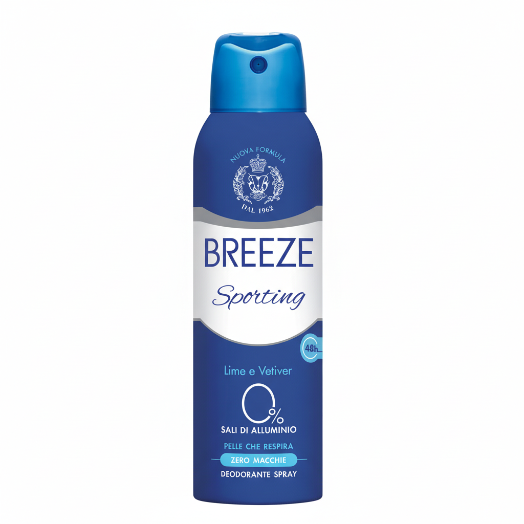 Breeze Deodorante Spray Sporting Uomo 150ml