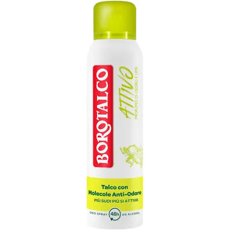Borotalco Deodorante Spray Attivo Cedro e Lime 150ML