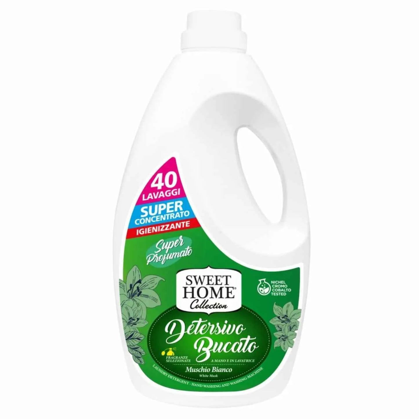 Sweet Home Detersivo Bucato Muschio Bianco 40Lavaggi