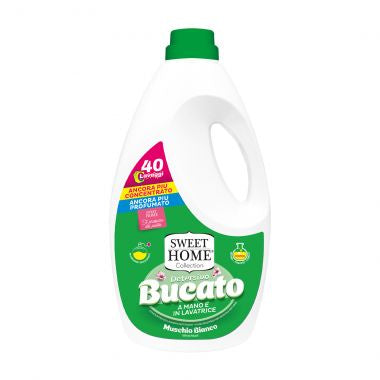 Sweet Home Detersivo Bucato Muschio Bianco 40Lavaggi