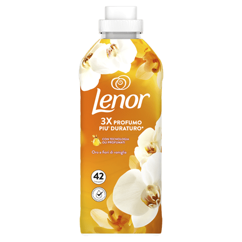 Lenor Ammorbidente Bucato Concentrato Oro e Fiori di Vaniglia 87 Lavaggi