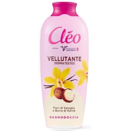 Cleo Bagnodoccia Fiori di Vaniglia e Burro di Karité 750 ml Vellutante