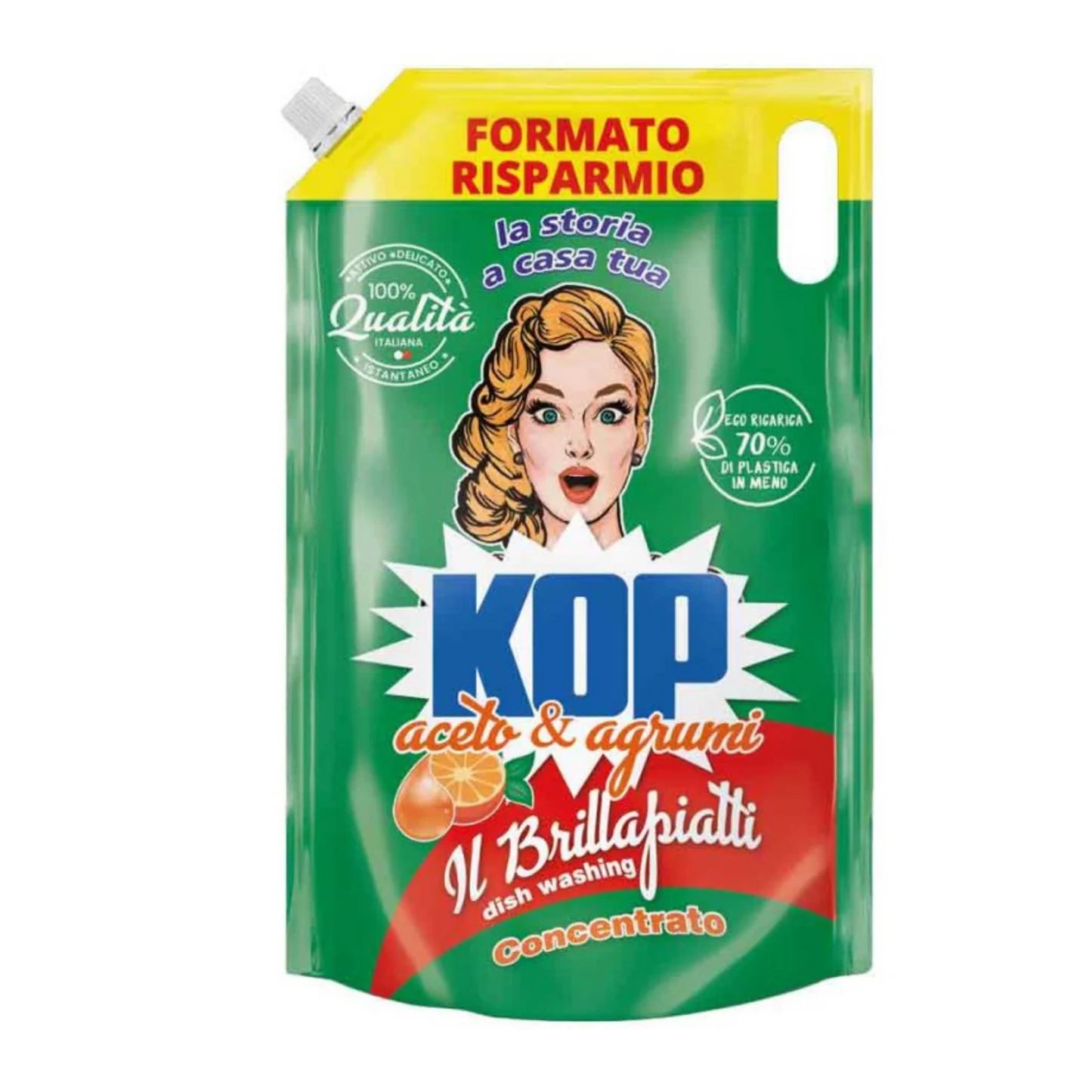 Kop Detergente Piatti Ecoricarica Aceto e Agrumi 1,7LT