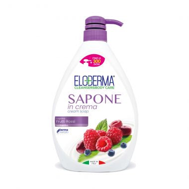 ELODERMA SAPONE MANI IN CREMA 1000 ML FRUTTI ROSSI