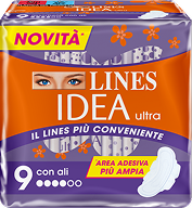 Lines Assorbenti Idea Ultra Giorno con Ali