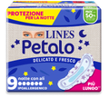 Lines Assorbenti Petalo Ultra sottili Notte con Ali
