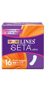 Lines Assorbenti Seta Ultra Flussi Leggeri
