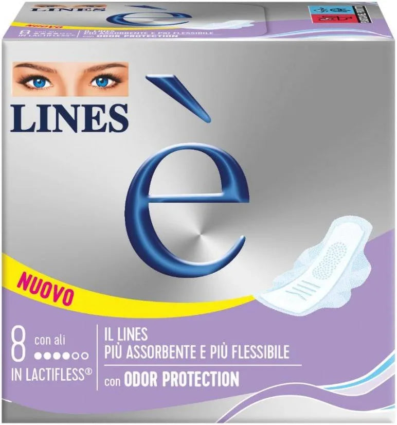 Lines É Assorbenti Giorno con ali