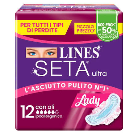 Lines Assorbenti Seta Ultra Lady Anti-Odore