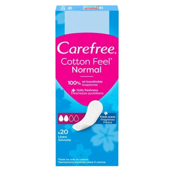 Carefree Proteggi Slip Cotton Feel Normal 20Pezzi