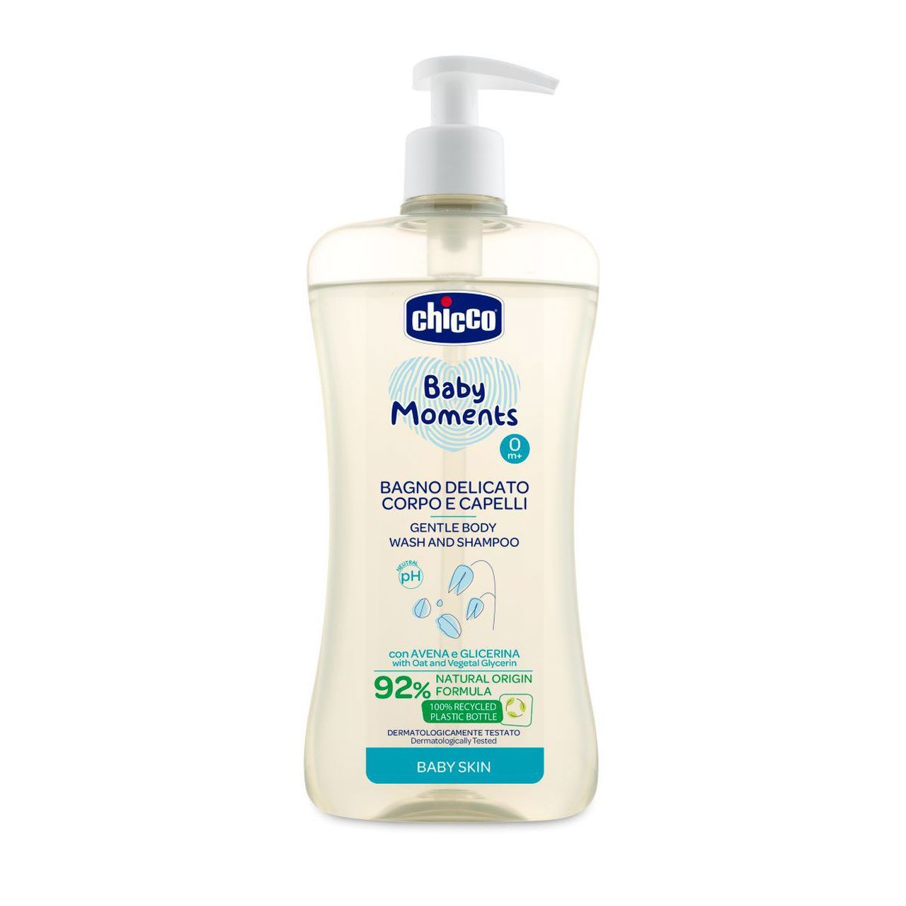 Chicco Corpo e Capelli Baby Moments Corpo e Capelli 500ml
