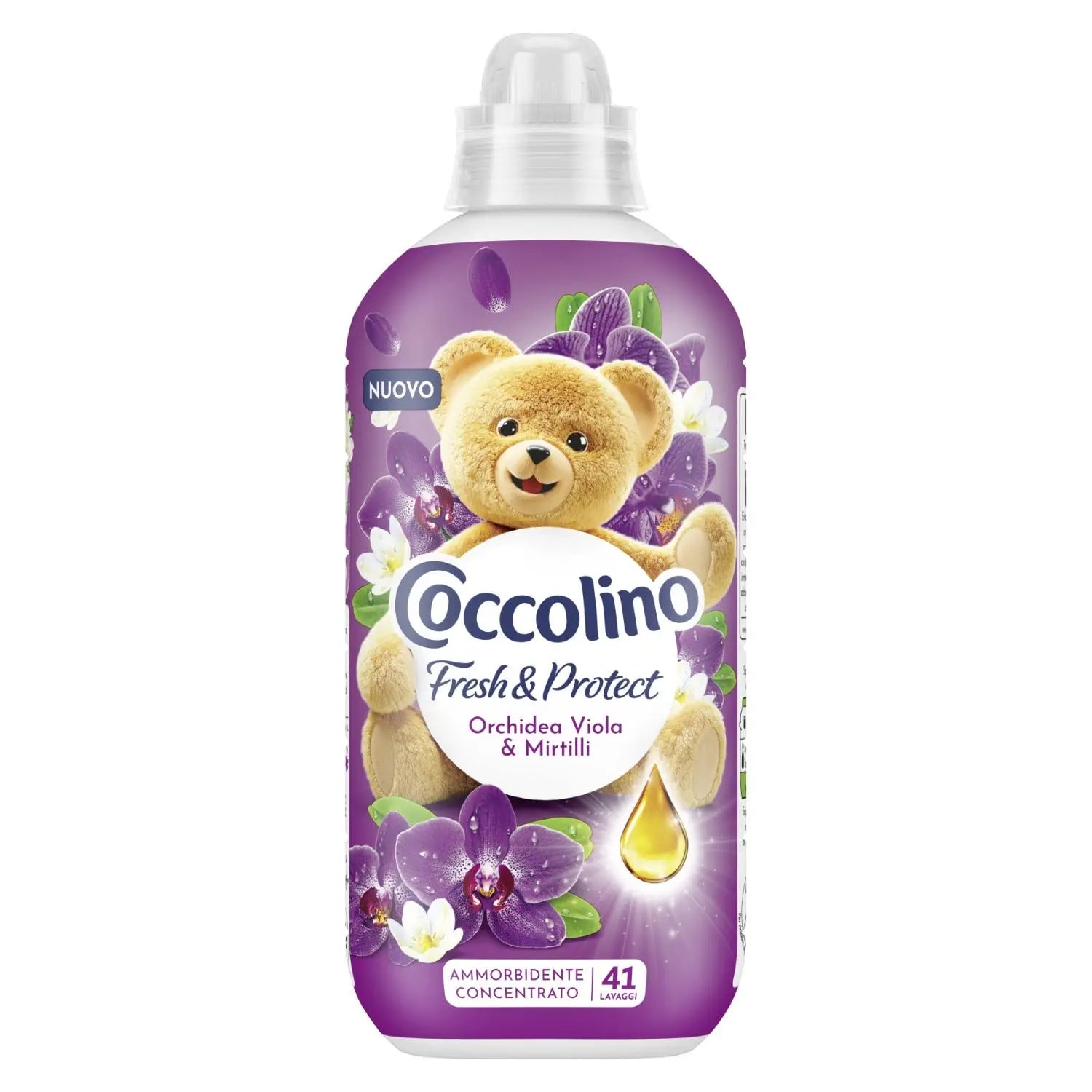 Coccolino Ammorbidente Concentrato Intense Care Orchidea Viola & Mirtilli 42 Lavaggi 980 ml