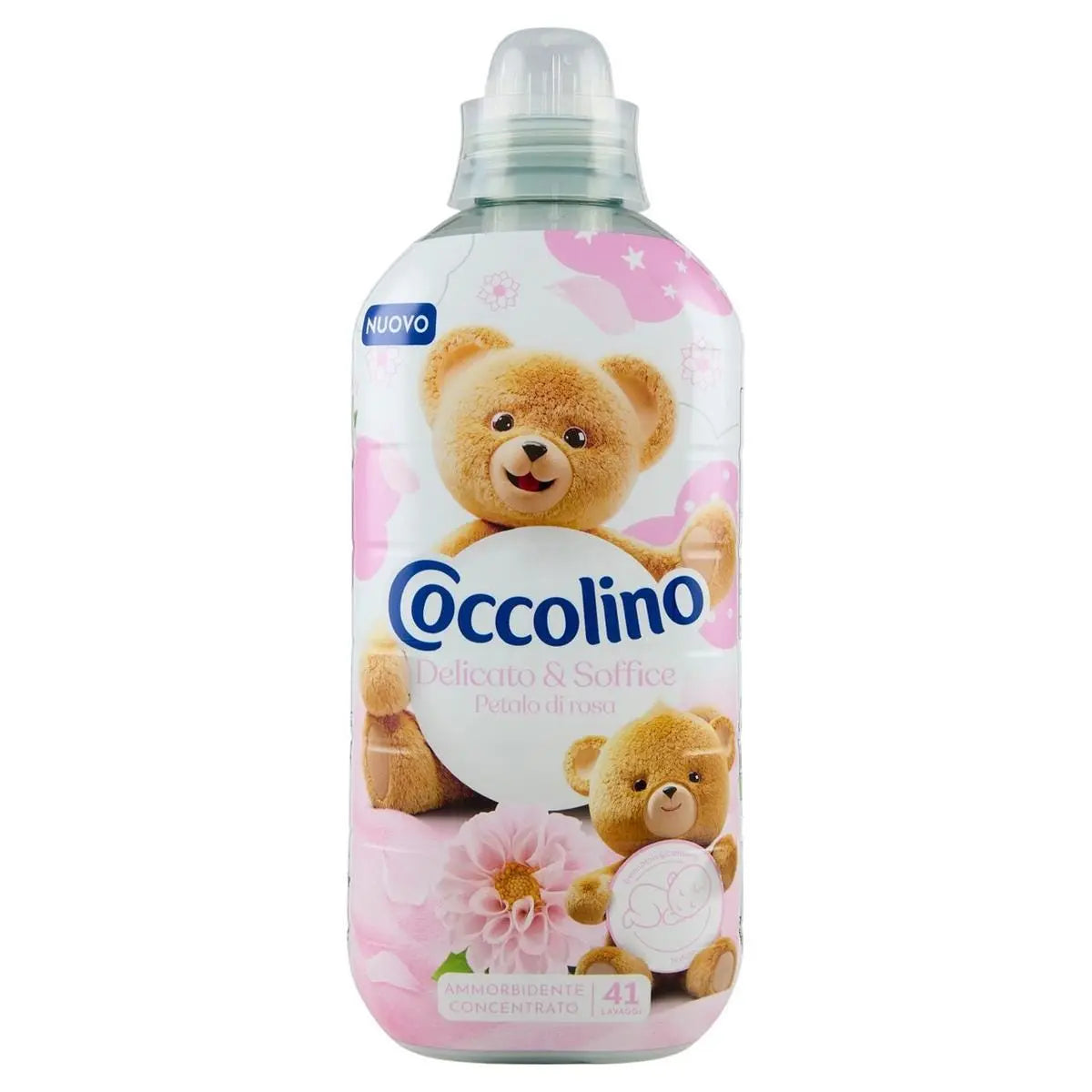 Coccolino Ammorbidente Concentrato Delicato & Soffice Petalo di rosa 41 Lavaggi