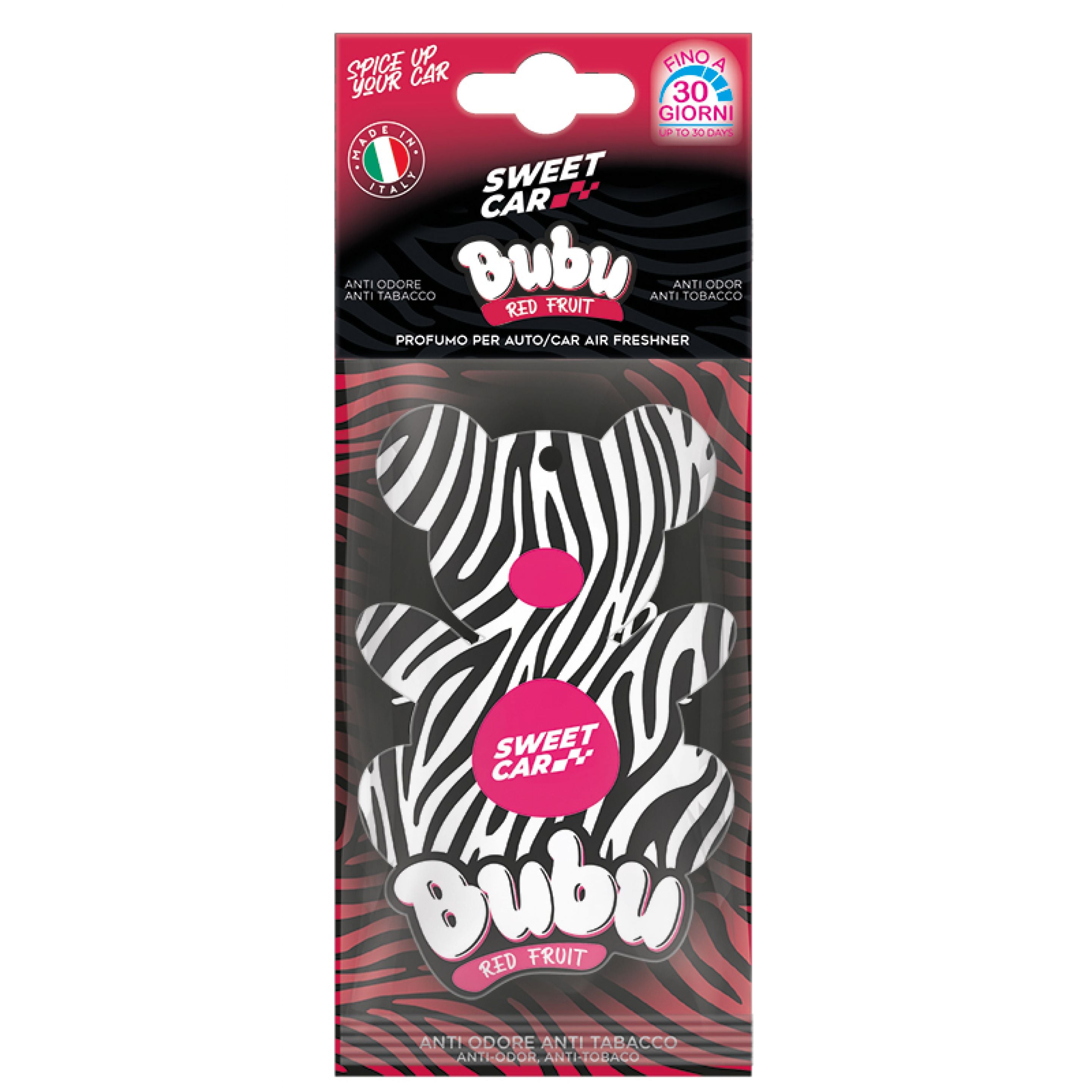 SWEET CAR BUBU PROFUMO AUTO RED FRUIT