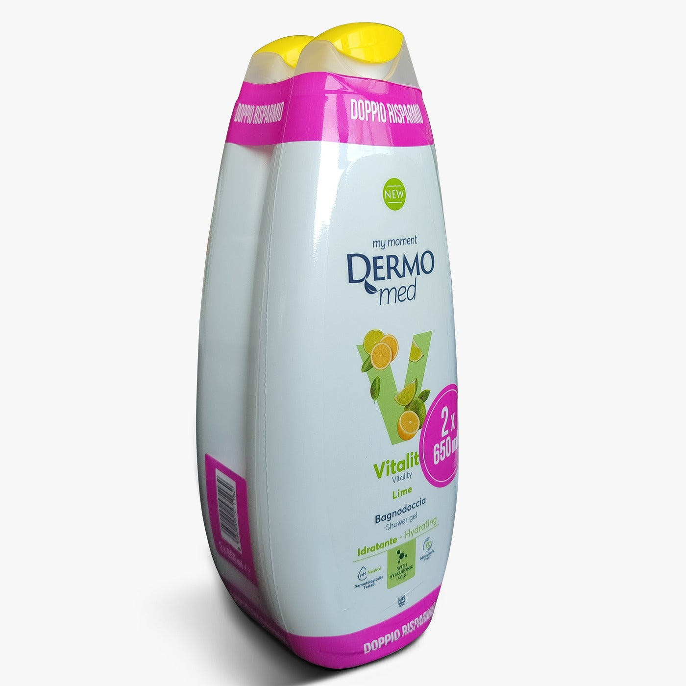 Dermomed Bagnoschiuma Vitalità Lime 650ml