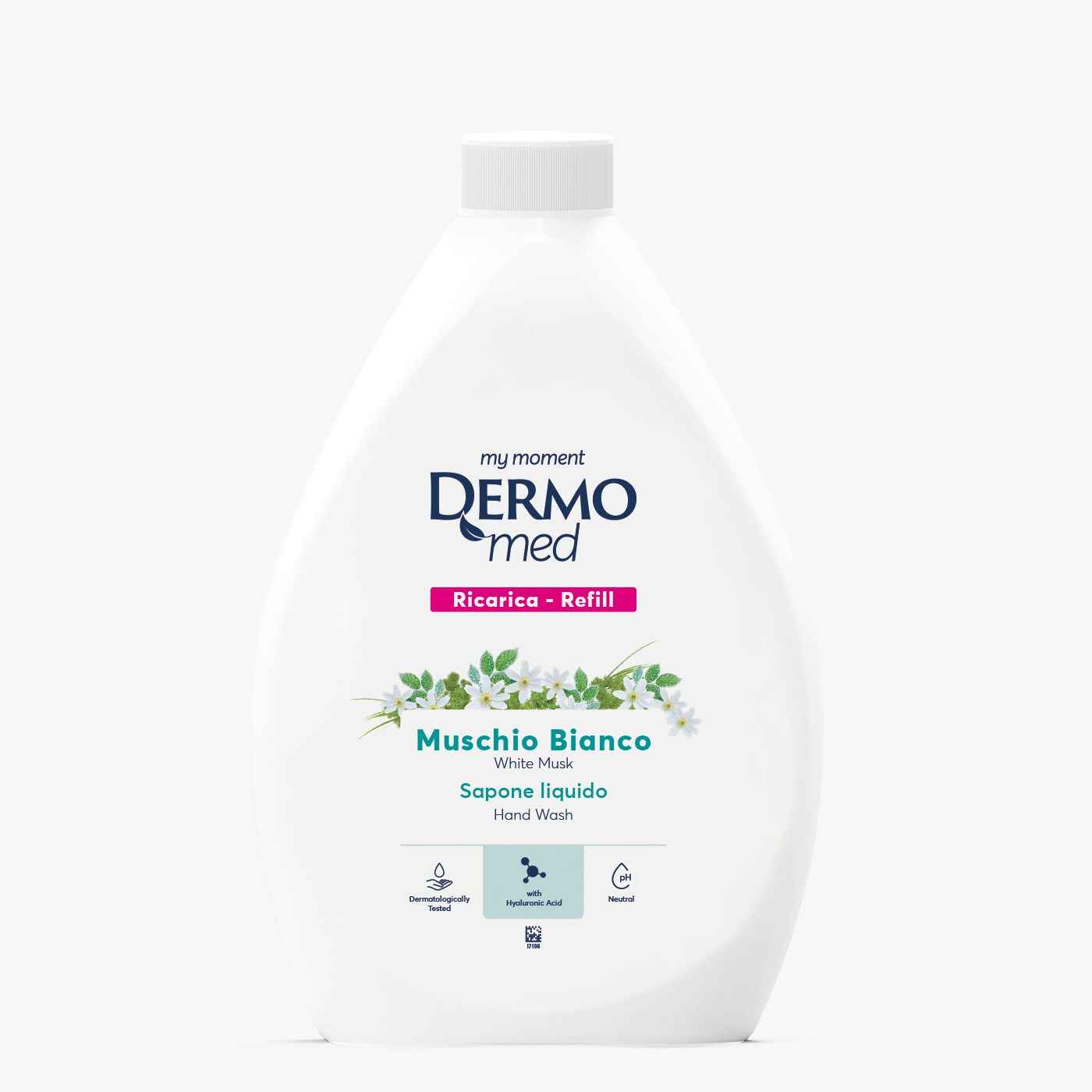 Dermomed Sapone liquido Ricarica Mischio Bianco 1lt