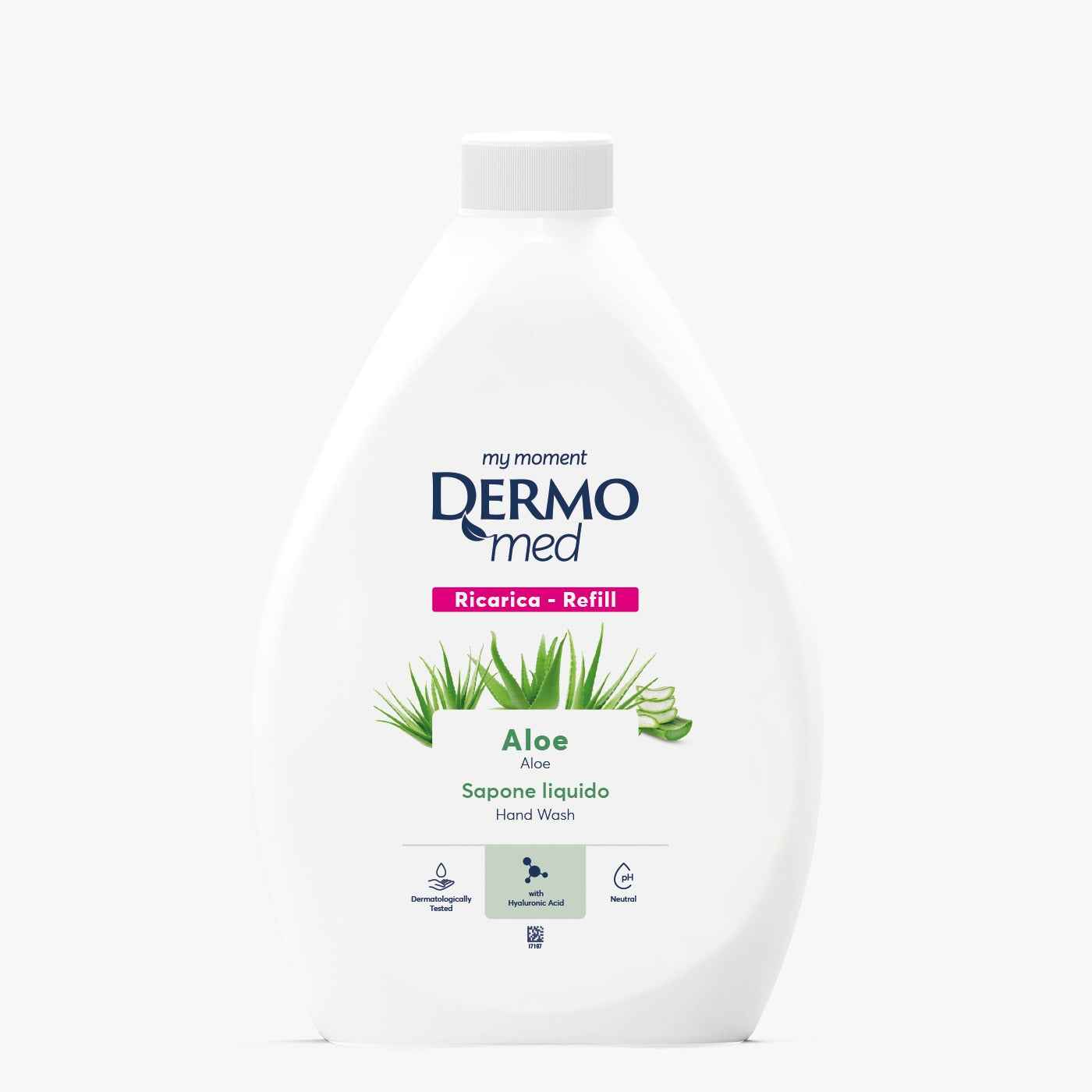Dermomed Sapone liquido Ricarica Purezza Aloe 1lt