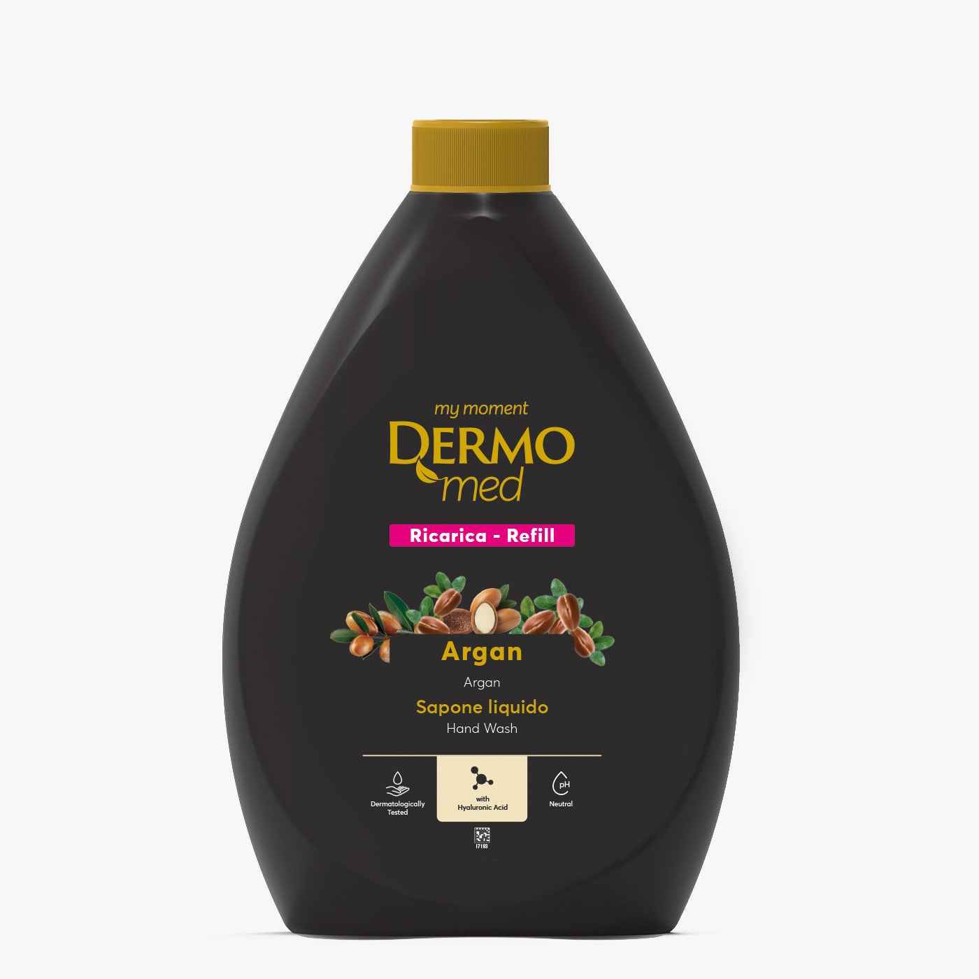 Dermomed Sapone liquido Ricarica Sensualità Argan 1lt