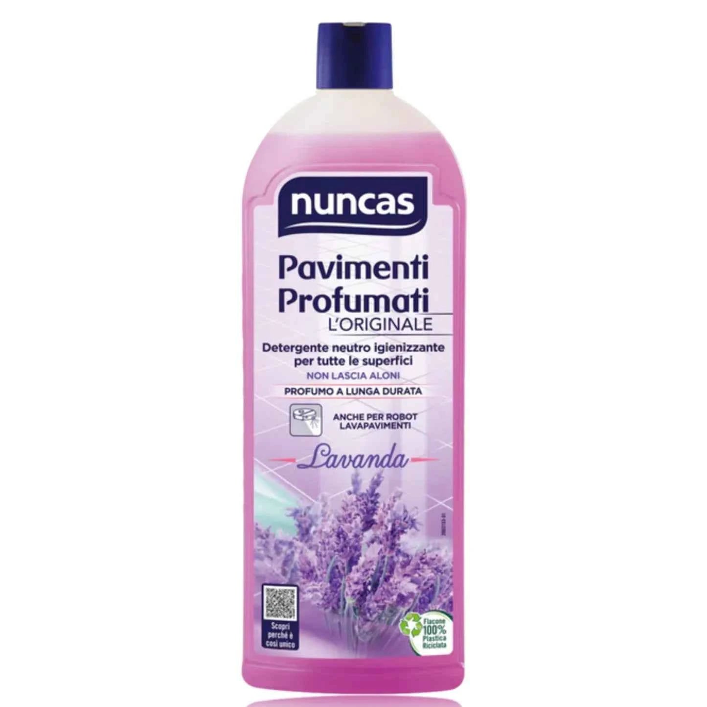 Nuncas Detergente Pavimenti Neutro Igienizzante 1LT Lavanda