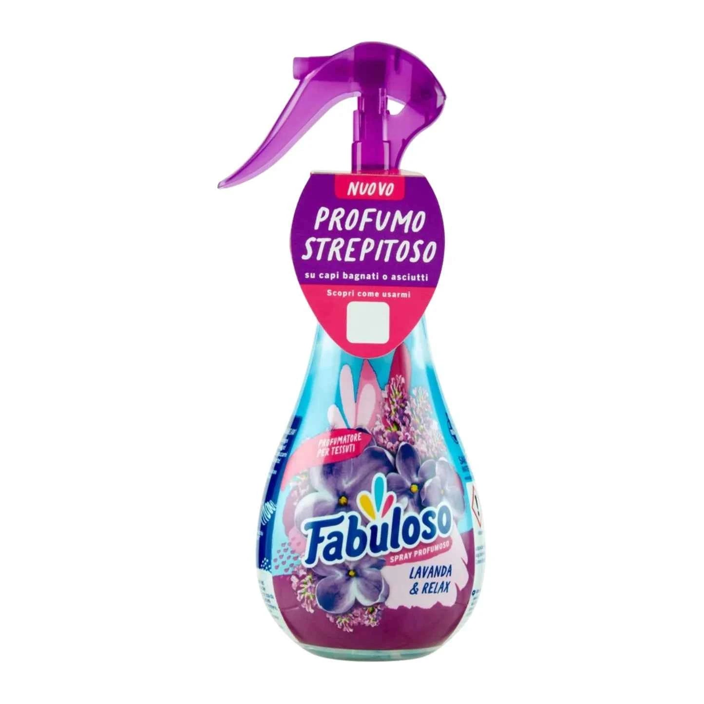 Fabuloso Profumatore Spray Tessuti 250ml Lavanda e Relax