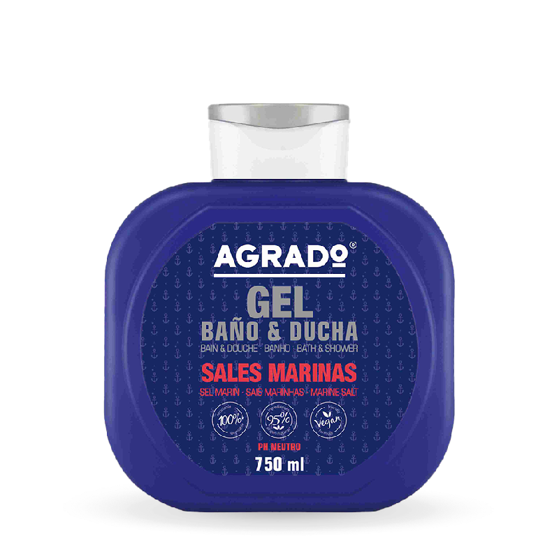 Agrado Gel bagno e doccia Sali Marini