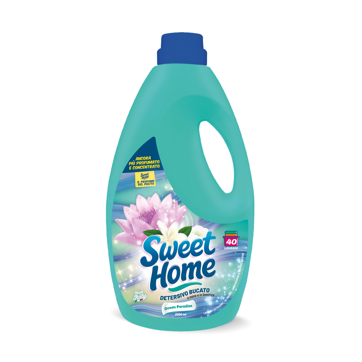 Sweet Home Detergente Ropa Ocean Paradise 40 Lavados