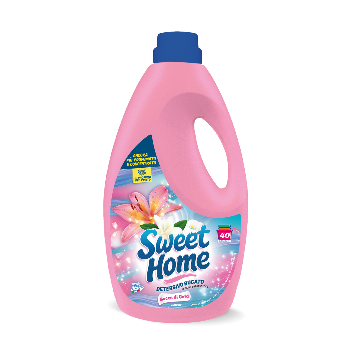 Sweet Home Detergente Ropa Gotas de Seda 40Lavados