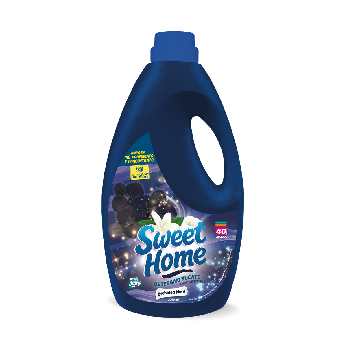 Sweet Home Detersivo Bucato Orchidea Nera 2 L 40 Lavaggi