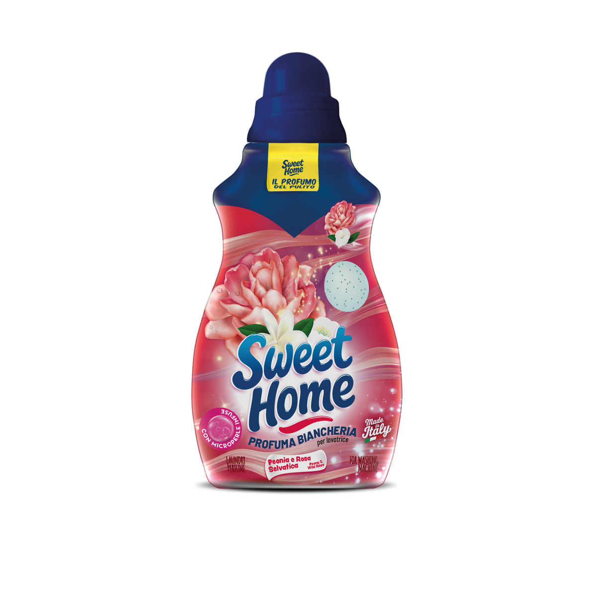 Sweet Home Profuma Bucato Peonia e Rosa Selvatica 350 ml con Microperle