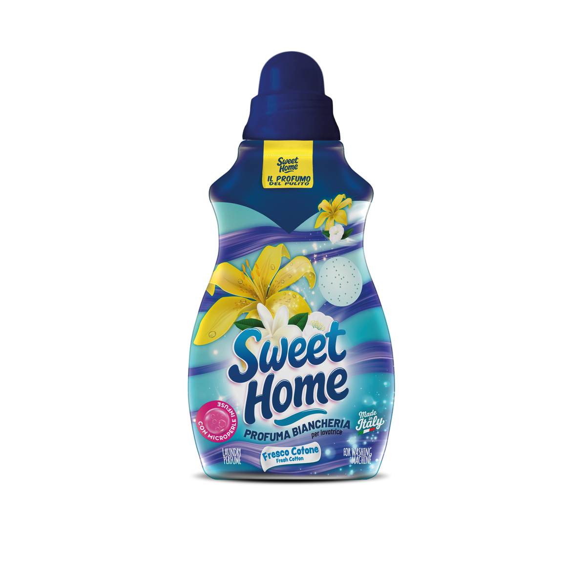 Sweet Home Profuma Bucato Fresco Cotone 350 ml con Microperle