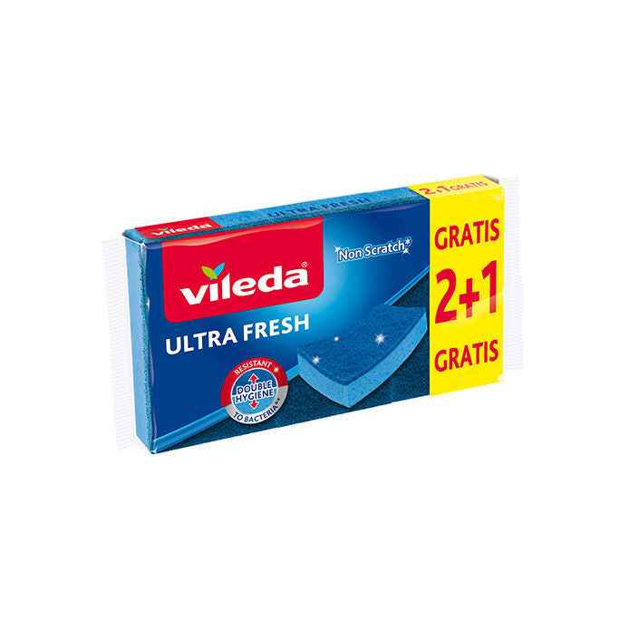 Vileda Spugna Ultra Fresh Antigraffio 2+1 Spugne VILEDA