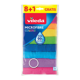 Vileda Panni Colors 8+1 Pz 100% Microfibre