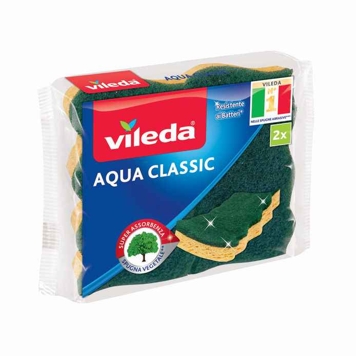 Vileda Spugna Aqua 2pz Spugne VILEDA