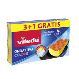 Vileda Spugna Ondattiva Colors 3+1