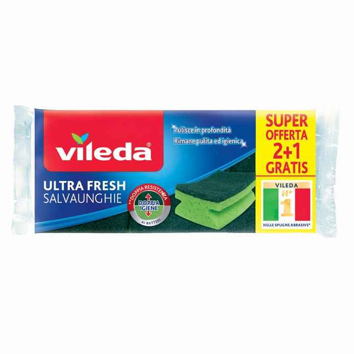 Vileda Spugna Ultrafresh Salvaunghie 2+1pz Spugne VILEDA