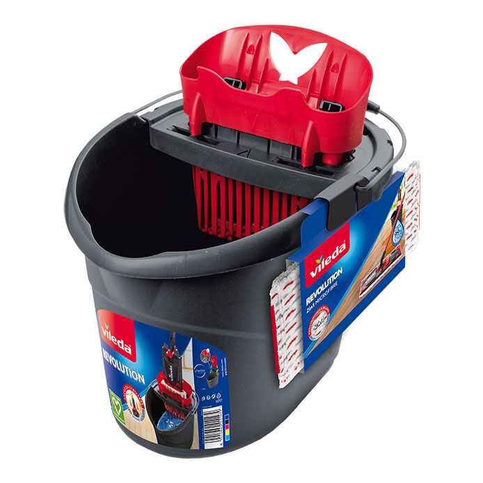 Vileda Sistema lavapavimenti Revolution con secchio Secchi e Bacinelle VILEDA