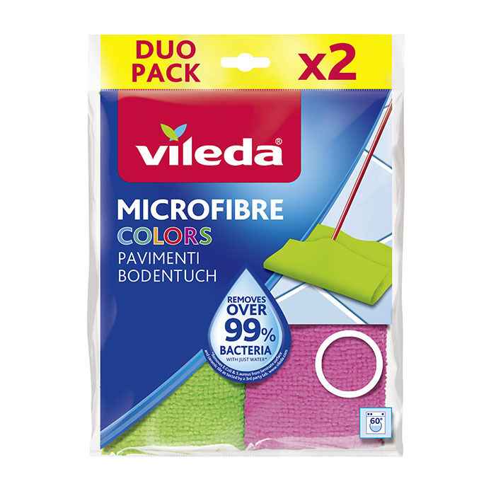 Vileda Panno Pavimenti colors 2 pezzi PANNI VILEDA