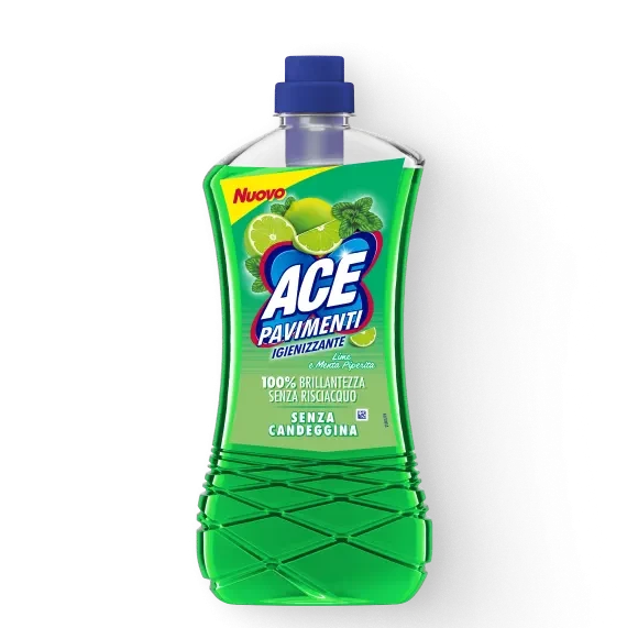 Ace Pavimenti Menta e Lime da 1Lt Detersivo Pavimenti ACE