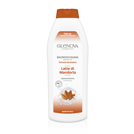 Bagnoschiuma Glenova Delicato 750ml - Detergente Corpo per Tutta la Famiglia