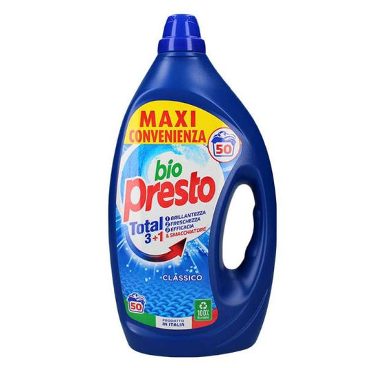 BIO PRESTO DETERSIVO LIQUIDO 50 LAVAGGI CLASSICO