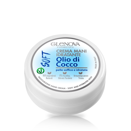 GLENOVA CREMA MANI IDRATANTE OLIO DI COCCO 120 ML