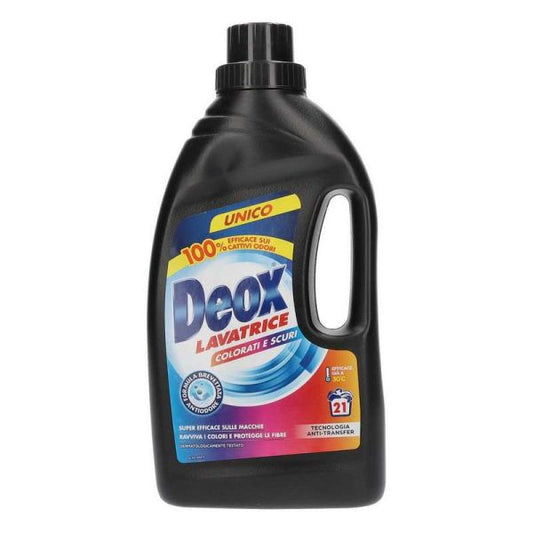 DEOX DETERSIVO LAVATRICE 21 LAVAGGI CAPI COLORATI E SCURI